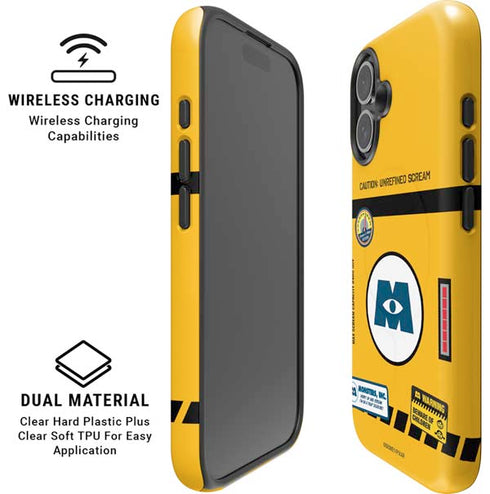 Disney Monsters Inc. Scream Canister iPhone 16 Plus Magsafe Impact Case